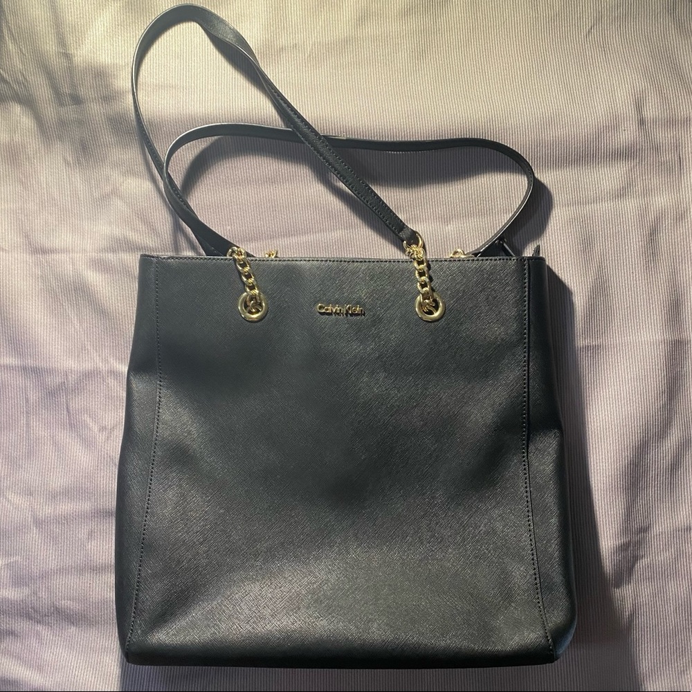 Black Calvin Klein Tote Bag